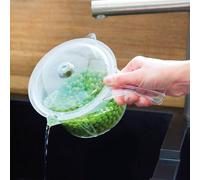 Gainsborough Microwavable Containers, Pack of 2 with Anti-Splatter Lid, 700ml in Clear Gainsborough Clear