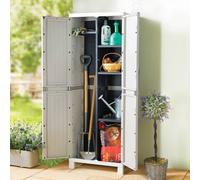 Gainsborough Plastic Utility Cabinet With 4 Adjustable Shelves in Grey | Size: Small Gainsborough Grey Small