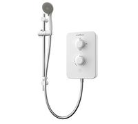 Gainsborough Shower, Stainless Steel, White, 1