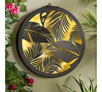 Gainsborough Solar LED Palm Wall Art Light, Tropical Outdoor Decoration Gainsborough Multicolor