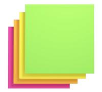 Gaint Creative Sticky Notes Sticky Meeting Notes,300 mm x 300 mm, Pack of 4 Pads for Drafts, Presentations, Workshops,Self-Adhesive Organization Tool (4 x Brillant Colors)