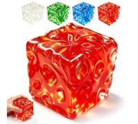 Gaint Red Cheese Squishy Toys - Jumbo Squeeze Luck Cheese Squishy, Cute Sensory Toy for Kids & Adults,Soft Novelty Slow Rising Sensory Cheese Stress & Anxiety Relief Fidget Toys (Red, L-(7cm))