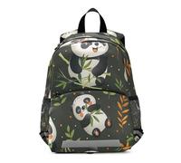 GAIREG Backpack for Toddler Girls Boys, Cute Cartoon Panda Green Small Kids School Backpacks Travel Book Bag 3-6 Years