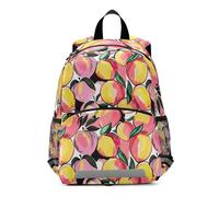 GAIREG Backpack for Toddler Girls Boys, Yellow Pink Peaches Kindergarten Backpacks Small Little Kid's Backpacks 3-6 Years, Medium