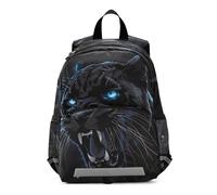 GAIREG Black Angry Panther Toddler Backpack for Boys Girls Little Kid's Backpacks Small Travel Back Pack 3-6 Years, Medium