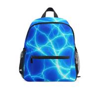 GAIREG Blue Lightning Toddler Girl Backpack with Name Tag, Mini Preschool Backpacks 3-5 Years