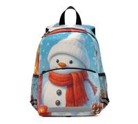 GAIREG Christmas Snowman Cute Toddler Girl Backpack with Leash Kids Backpacks Mini Travel Backpack 3-6 Years, Medium