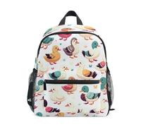 GAIREG Colorful Ducks Backpack for Toddler Boys Girls Little Kid's Backpacks Preschool Backpack for Girls 3-5 Years