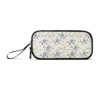 GAIREG Cowboy Horse Cream Pencil Case, Well-sorted Space-saving | Pencil Pouch with Elastic Pen Loops, Roomy Build, Holds 30-75 Slim Pens for School