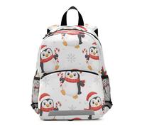 GAIREG Cute Cartoon Penguins Snowflakes Toddler Boy Backpack with Leash, Small Kids Backpacks Travel Back Pack 3-6 Years, Medium