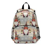 GAIREG Cute Christmas Gnomes Small Toddler Backpack for Girls Boys Kids Backpacks Preschool Backpacks 3-6 Years, Medium