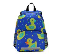 GAIREG Cute Ducks Blue Toddler Girl Backpack with Leash Kids School Bag Small Kindergarten Backpacks 3-6 Years, Medium