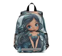 GAIREG Cute Mermaid Toddler Girl Backpack with Leash, Mini Travel Backpack Kids School Backpacks 3-6 Years, Medium