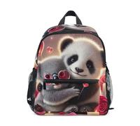 GAIREG Cute Panda Koala Toddler Boy Backpack with Name Tag, Little Kid's Backpacks Kindergarten Backpacks 3-5 Years