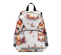 GAIREG Cute Squirrel Small Toddler Girl Backpack with Leash Little Kid's Backpacks Travel Book Bag 3-6 Years, Medium