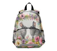 GAIREG Easter Bunny Rabbit Toddler Backpack for Boys Girls Little Kid's Backpacks Mini Travel Book Bag 3-6 Years, Medium
