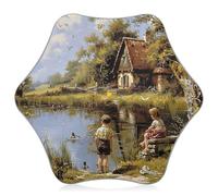 GAIREG European Farm Lake Childs Umbrella Windproof Umbrella for Rain Stick Umbrellas for Children