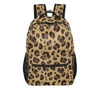 GAIREG Leopard Print Spots Backpack for School, Leopard Spots, S, Casual School Daypack