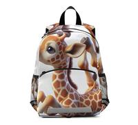GAIREG Moon Whimsical Owl Colorful Toddler Girl Backpack with Leash, Small Little Kid's Backpacks Travel Bookbag 3-6 Years, Medium