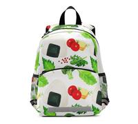 GAIREG Rice Balls Vegetables Backpack for Toddler Boys Girls Kids School Backpacks Small Kindergarten Backpacks 3-6 Years, Medium