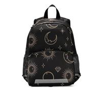 GAIREG Small Toddler Boy Backpack with Leash, Celestial Suns Kids Backpacks Travel Back Pack 3-6 Years, Medium