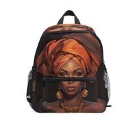 GAIREG South African Woman Toddler Boy Backpack with Name Tag, Kids Backpacks Kindergarten Backpacks 3-5 Years