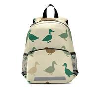 GAIREG Toddler Backpack for Girls Boys, Cute Ducks Beige Small Kids School Backpacks Preschool Backpacks 3-6 Years, Medium