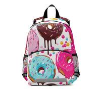 GAIREG Toddler Boy Backpack with Leash, Colorful Donuts Sweet Mini Kids Backpacks Travel Backpack 3-6 Years