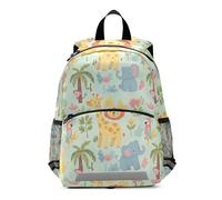 GAIREG Toddler Boy Backpack with Leash, Cute Cartoon Jungle Animals Kids Backpacks Mini Kindergarten Backpacks 3-6 Years, Medium