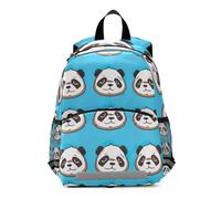 GAIREG Toddler Boy Backpack with Leash, Cute Panda Bear Blue Kids Backpacks Mini Travel Book Bag 3-6 Years, Medium