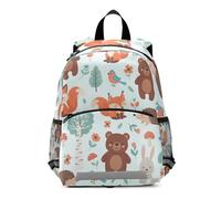 GAIREG Toddler Girl Backpack with Leash, Cute Woodland Animal Fox Small Kids Backpacks Travel Back Pack 3-6 Years, Medium