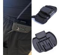 GaiRen 2 PCS Belt Clips for FBIM V4 V6 with 3.5mm Round Jack Referee Headsets Motorcycle Helmet Accessory Clips and Mounts for Headset Integration