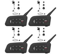 GaiRen Referee Communication System Sets, V4C Plus Referee Headsets with USB C Interface Right Earpiece for Volleyball Official Football Coach Crews Soccer Handball (4 Pack)