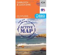 Gairloch & Loch Ewe Map | Weatherproof | Wester Ross | Ordnance Survey | OS Explorer Active Map 434 | Scotland | Walks | Hiking | Maps | Adventure