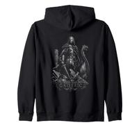 Gaiseric Vandal King Warrior Norse Longship Saga Zip Hoodie