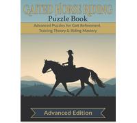 Gaited Horse Puzzle Book - Advanced Word Search and Crossword Puzzles on Refined Gaits, Riding Skills & Gaited Horse Breeds: Advanced-Level Horse ... Missouri Fox Trotters, & More | Large Print