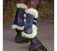 NORTON XTR Boots Shearling Navy Blue Pony