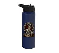 Gaius Julius Caesar Ancient Battles Roman History Symbol Stainless Steel Insulated Water Bottle