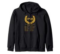 Gaius Julius Caesar World Tour Ancient Roman History Zip Hoodie