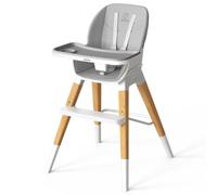 GAIVE 8 in 1 Highchair, Convertible Wooden Baby High Chair with Tray, Adjustable High Chair for Babies and Toddlers, Easy to Clean, Grow with Family|Booster|Learning Table|High Stool