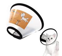 GAIZOIHIUM Adjustable Cat Cone Dog Cone Collar Dog Cone Recovery Collars for Dogs Pet Cone Buster Collars for Dogs Protective Collar Comfy Pet Plastic Elizabethan Neck for Cats (NO:3)
