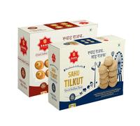 GAJAK BHANDAR Til Kut 500g | Cham Cham Gajak Sweets 250g | Combo Pack | Made with Cow Ghee | No Added Preservatives or Colours | Healthy Snacks and Sweets | Premium Packaging
