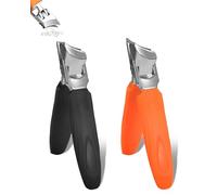 GAJUS 2 Pieces Curved Nail Scissors 2025 Angled Nail Scissors, Curved Nail Scissors with Wide Mouth and Splash Guard for Adults and Seniors