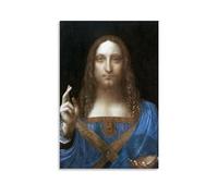 GAJUST Da Vinci Salvator Mundi Poster Salvator Mundi Painted by Leonardo Da Vinci Circa 1500., Canvas Print Art Poster; Unframe; 20x30inch(50x75cm)