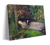 GAJUST Ophelia Poster Ophelia Painted by John Everett Millais Circa 1851., Canvas Print Art Poster; Frame; 16x24inch(40x60cm)