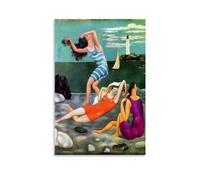 GAJUST Pablo Picasso The Bathers Poster The Bathers Painted by Pablo Picasso in 1918., Canvas Print Art Poster; Unframe; 16x24inch(40x60cm)