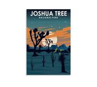GAJUST Travel Vintage Poster Joshua Tree National Park Poster, Canvas Print Art Poster; Unframe; 12x18inch(30x45cm)