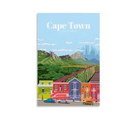 GAJUST Travel Vintage Poster Travel to Cape Town Poster, Canvas Print Art Poster; Unframe; 08x12inch(20x30cm)