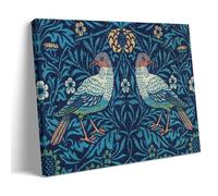 GAJUST William Morris Birds Poster Birds Designed by William Morris (1834-1896)., Canvas Print Art Poster; Frame; 08x12inch(20x30cm)