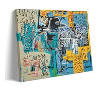 GAJUYL Jean-Michel Basquiat Poster Bird on Money 1 Graffiti Art Series Poster Street Art Canvas Printing Decorative Painting; Frame; 24x36inch(60x90cm)